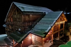 Le chalet en hiver