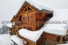 Le chalet en hiver