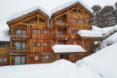 Le chalet de la dame blanche  en hiver