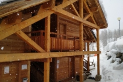 Le chalet de la dame blanche  en hiver